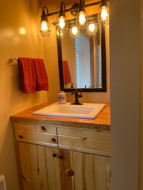 Main handicap bathroom with full enclosed shower